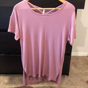 Pink larger top